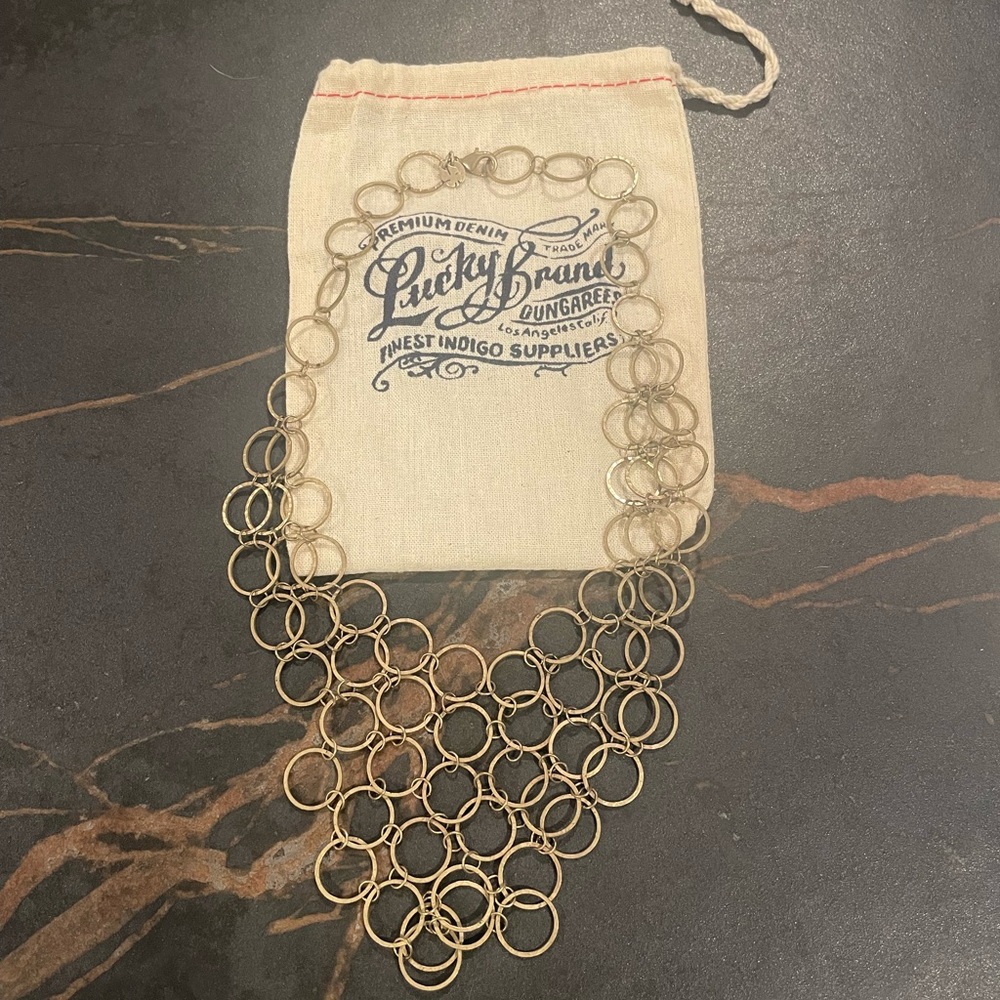 Lucky Brand Gold Multi-Circle Necklace